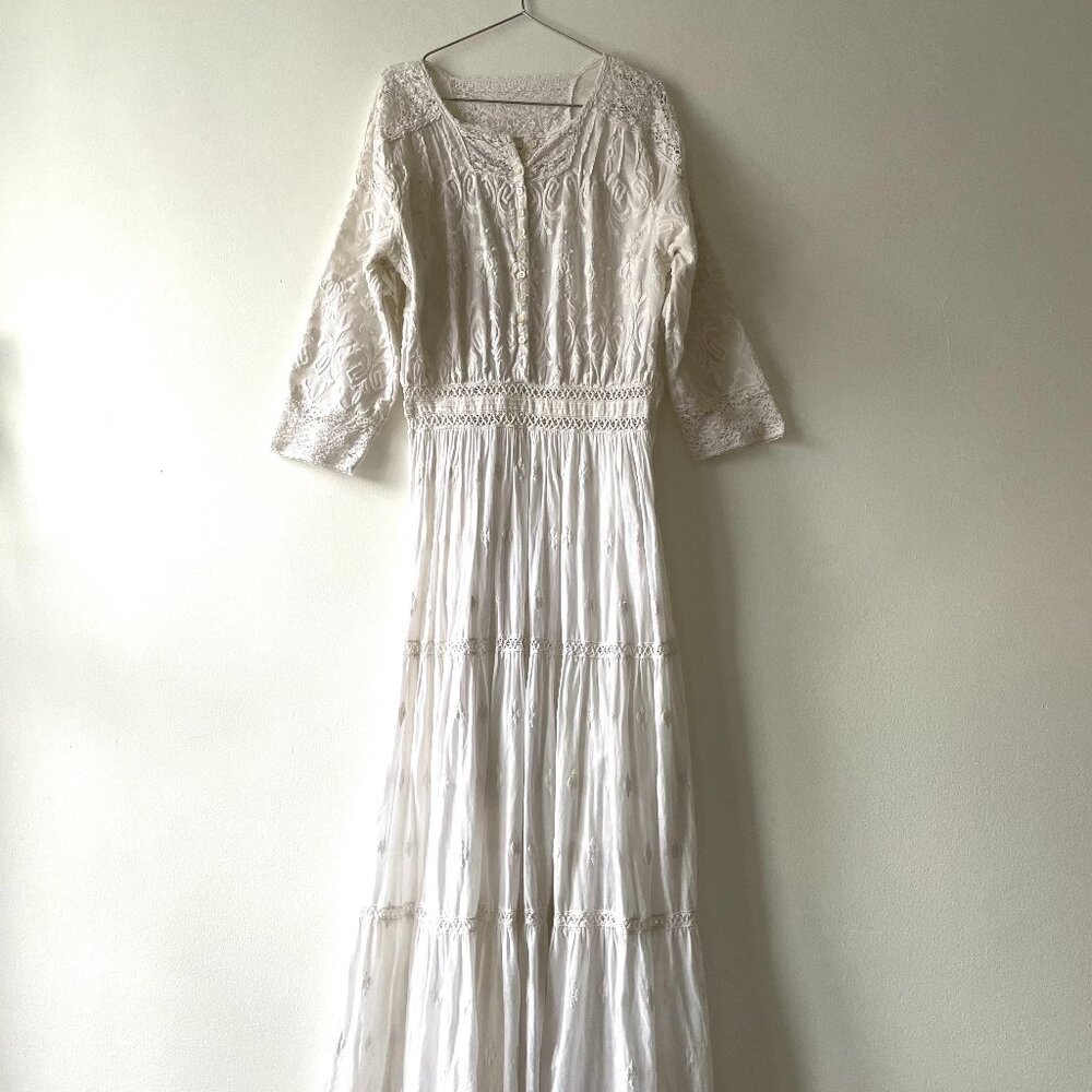 Doen Provencal Dress, Size XS, White